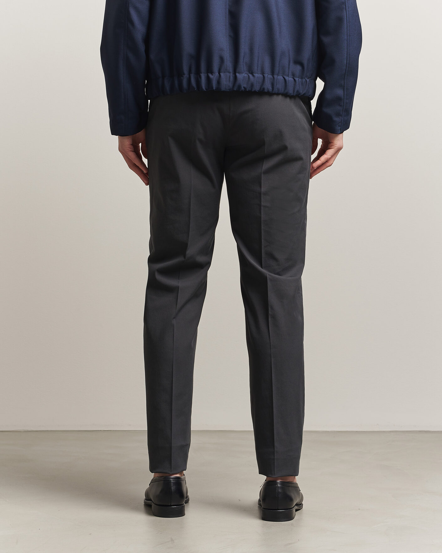 Men | Trousers | Incotex | Regular Fit Comfort Chinos Dark Grey