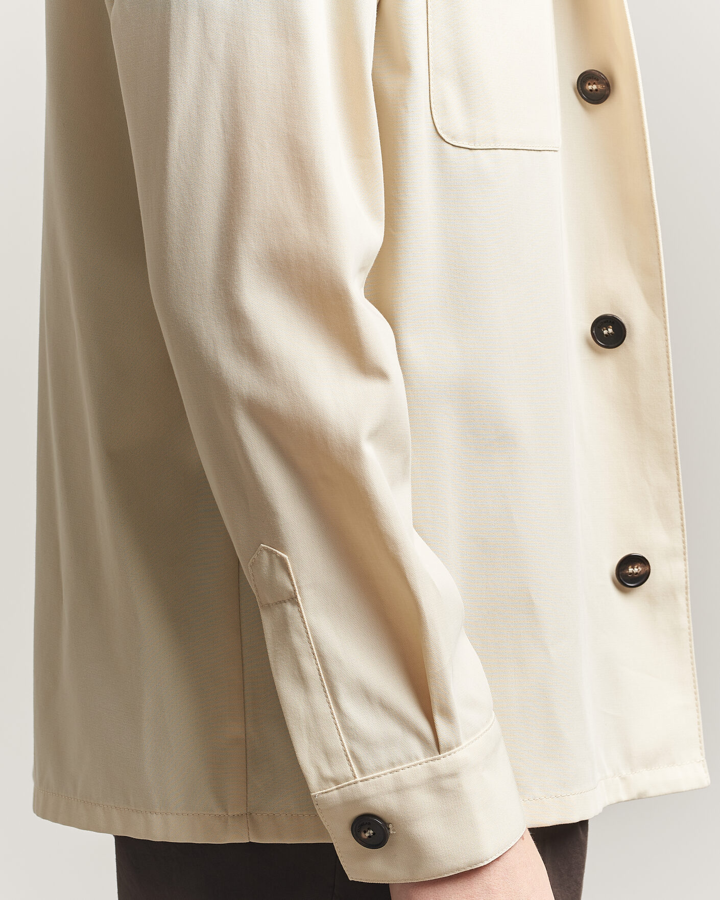 Men | Shirts | Incotex | Ice Cotton Twill Overshirt Natural