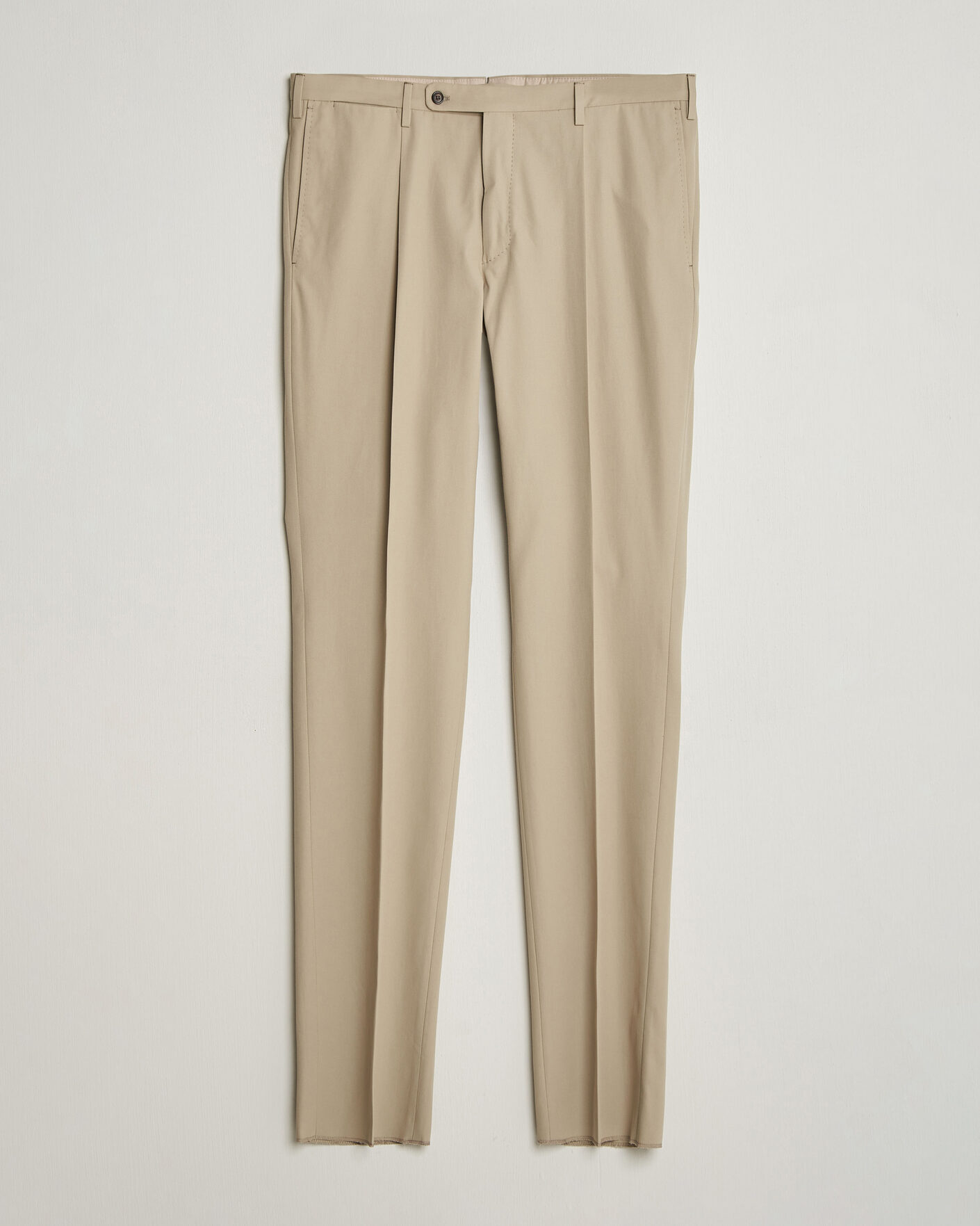Men | Trousers | Incotex | Ice Cotton Twill Pants Sand