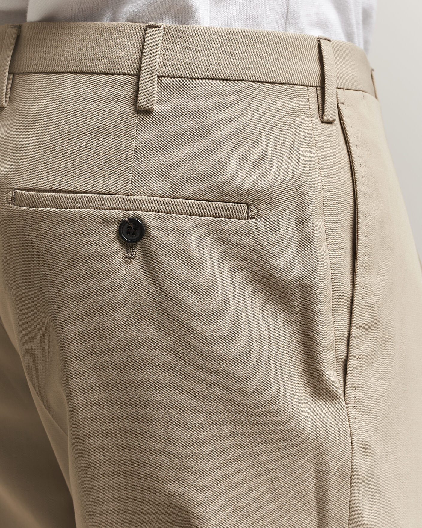 Men | Trousers | Incotex | Ice Cotton Twill Pants Sand