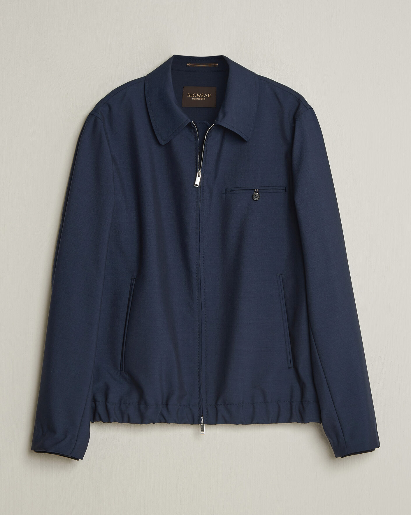 Men | Coats & Jackets | Incotex | Primo Wool Shirt Jacket Navy