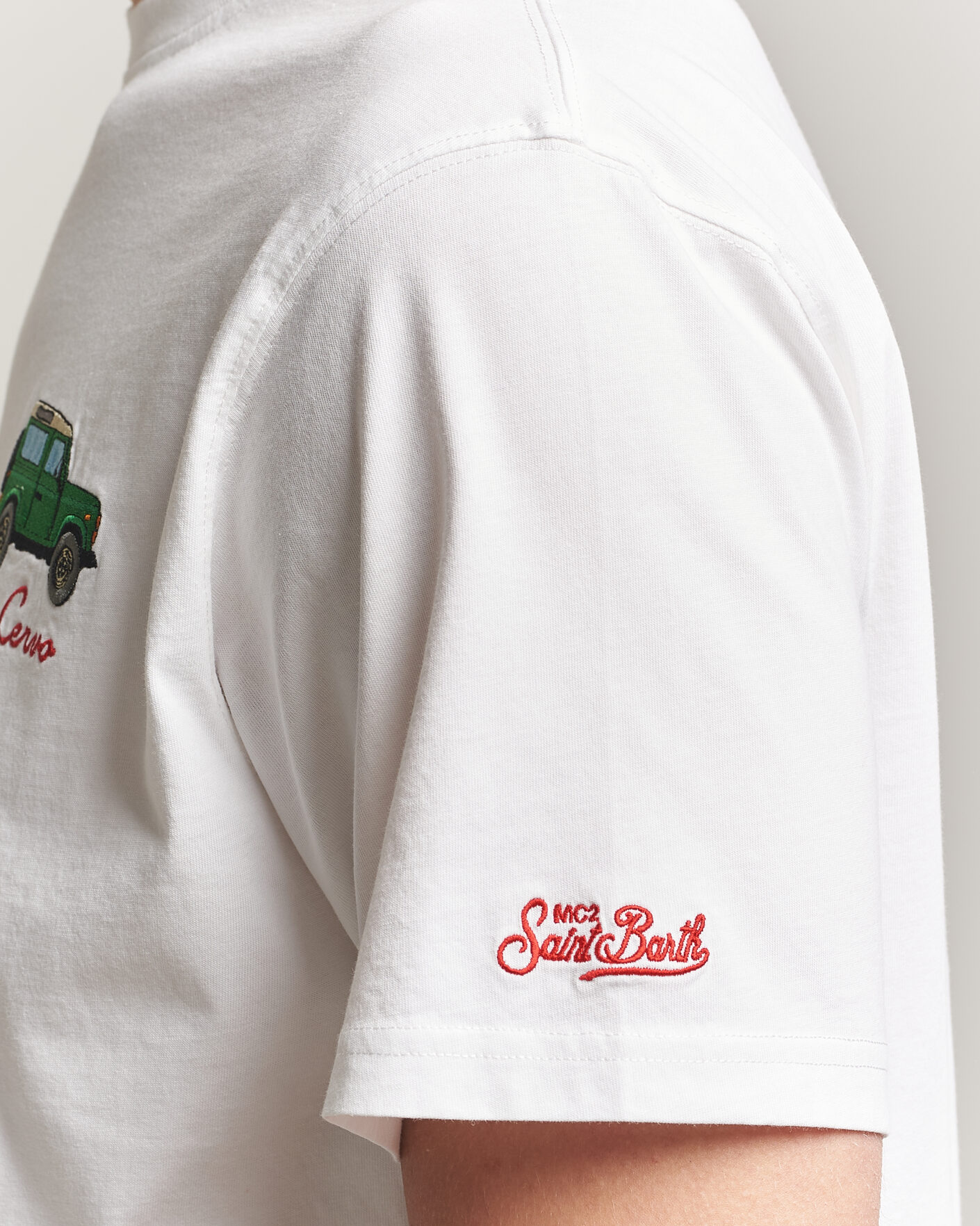 Men | T-Shirts | MC2 Saint Barth | Printed Cotton T-Shirt Car Cervo
