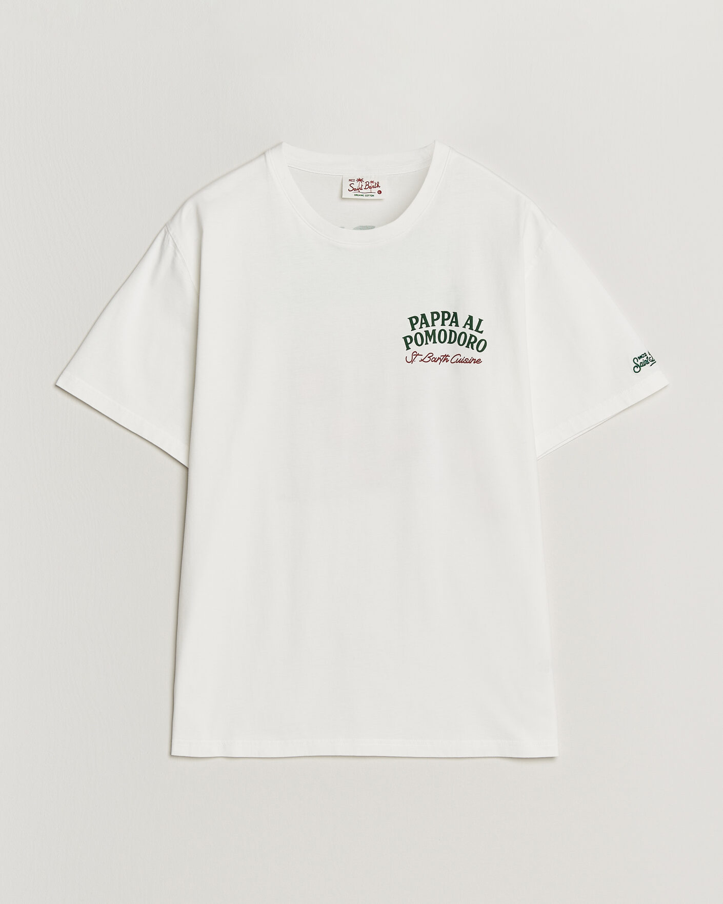 Men | T-Shirts | MC2 Saint Barth | Back Printed Cotton T-Shirt Pappa Pomodoro