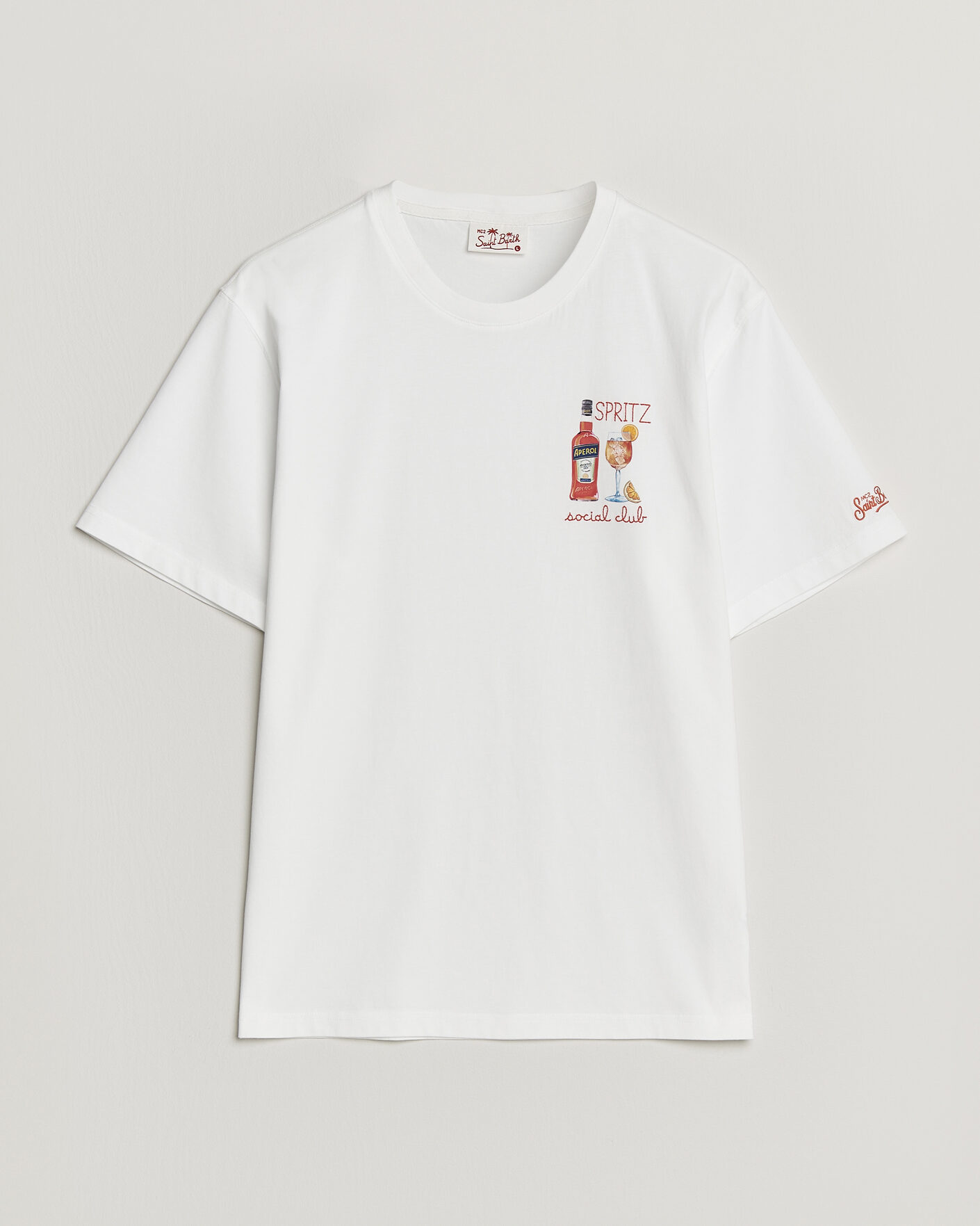 Men | T-Shirts | MC2 Saint Barth | Printed Cotton T-Shirt Social Spritz