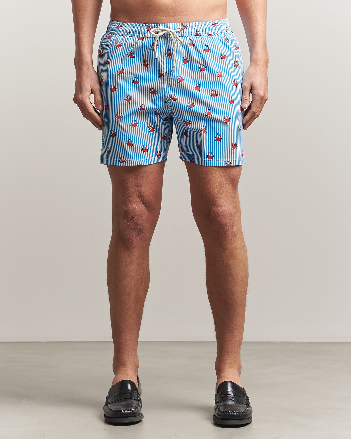Men | Swimwear | MC2 Saint Barth | Printed Swim Shorts Blue Crabs