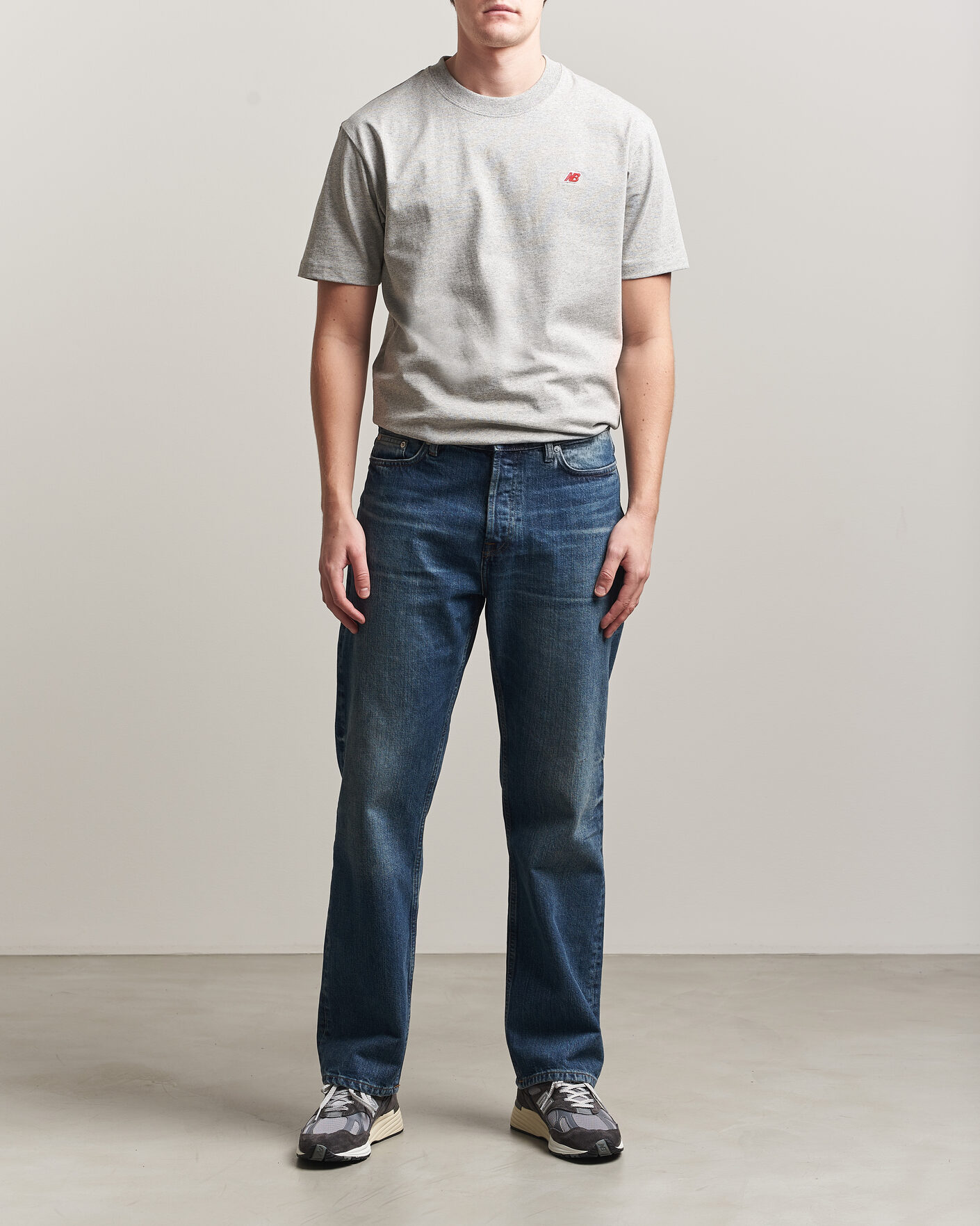 Men | T-Shirts | New Balance | Made In USA Core T-Shirt Athletic Grey