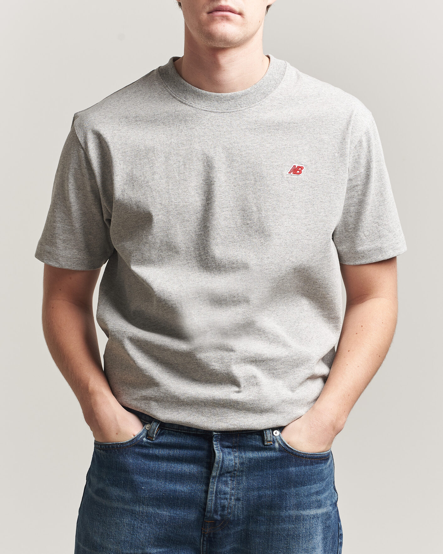 Men | T-Shirts | New Balance Made In US & UK | New Balance Made In USA Core T-Shirt Athletic Grey