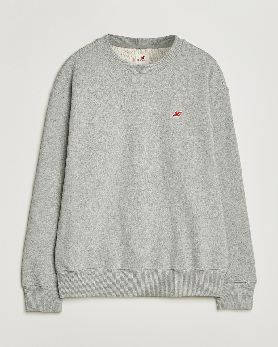 Men | Sweaters & Knitwear | New Balance Made In US & UK | New Balance Made In USA Core Sweatshirt Athletic Grey