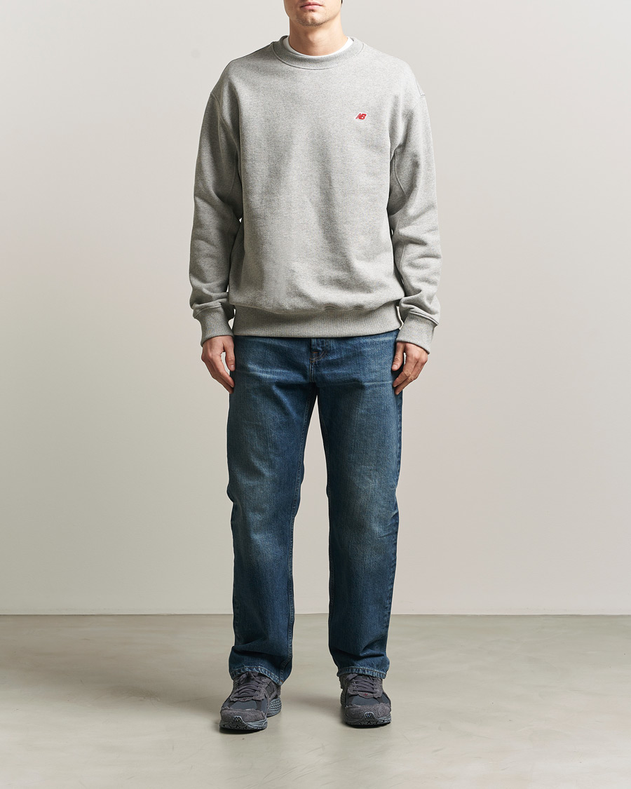 Men | Sweaters & Knitwear | New Balance | Made In USA Core Sweatshirt Athletic Grey