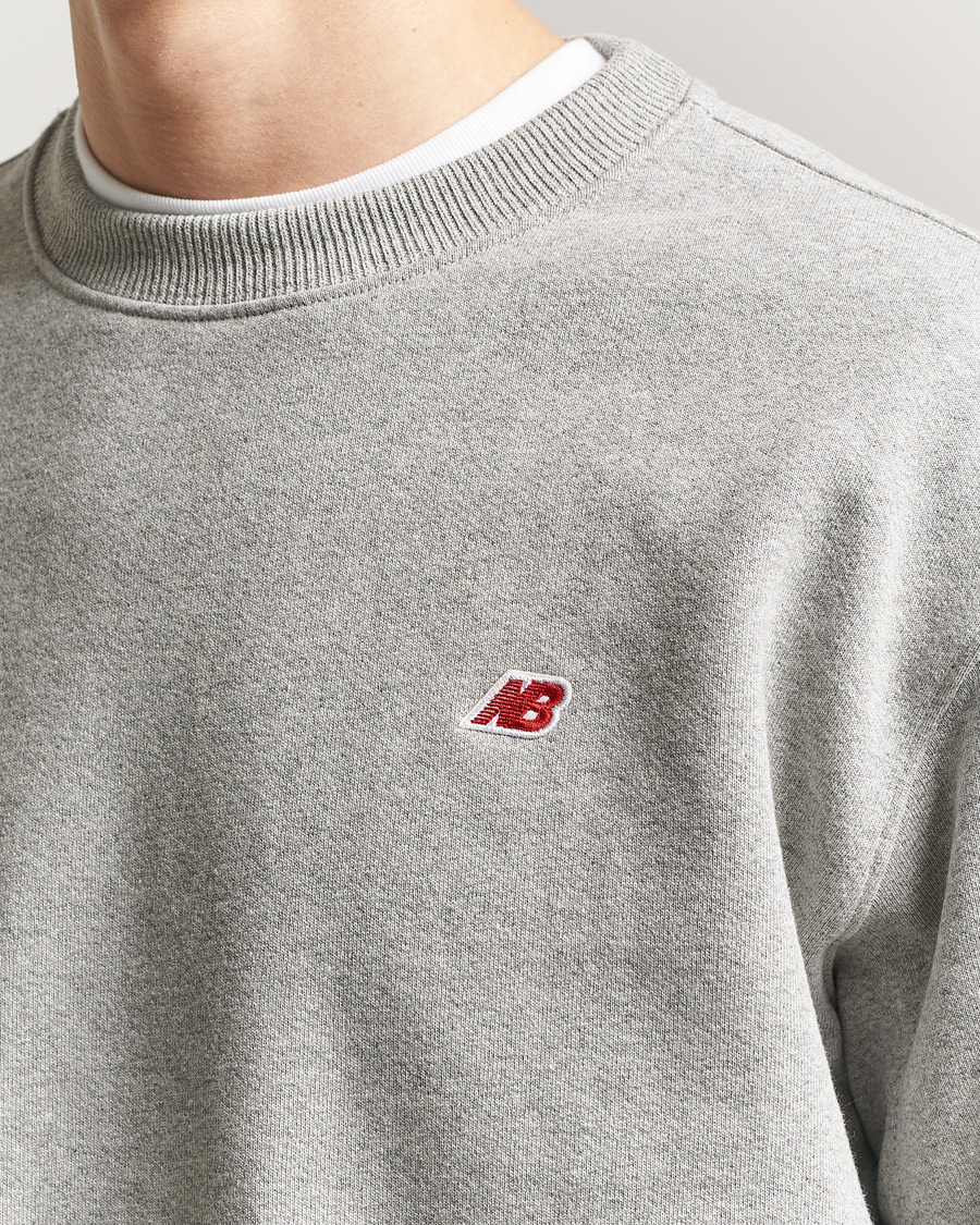 Men | Sweaters & Knitwear | New Balance Made In US & UK | New Balance Made In USA Core Sweatshirt Athletic Grey
