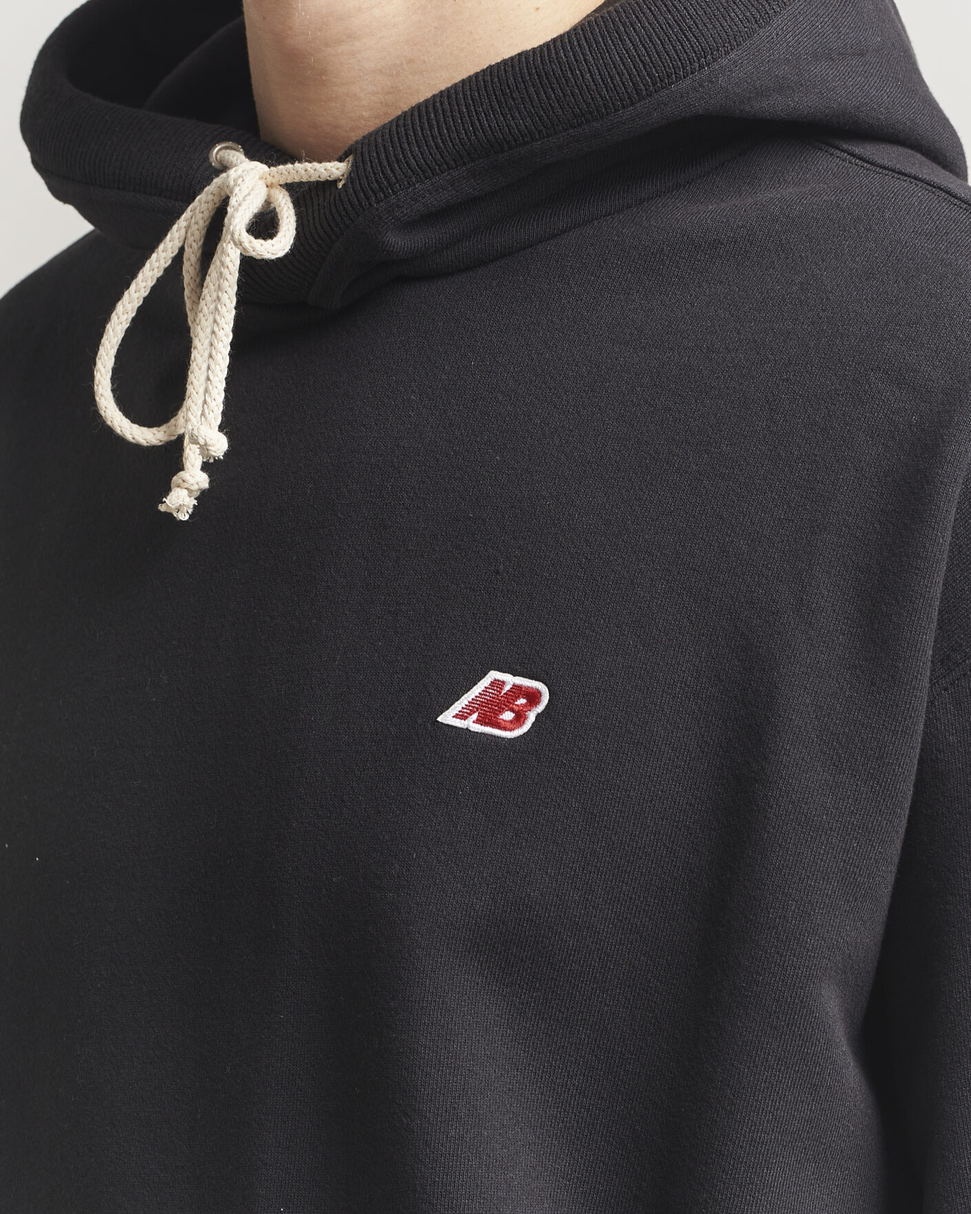 Men | Sweaters & Knitwear | New Balance | Made In USA Core Hoodie Black