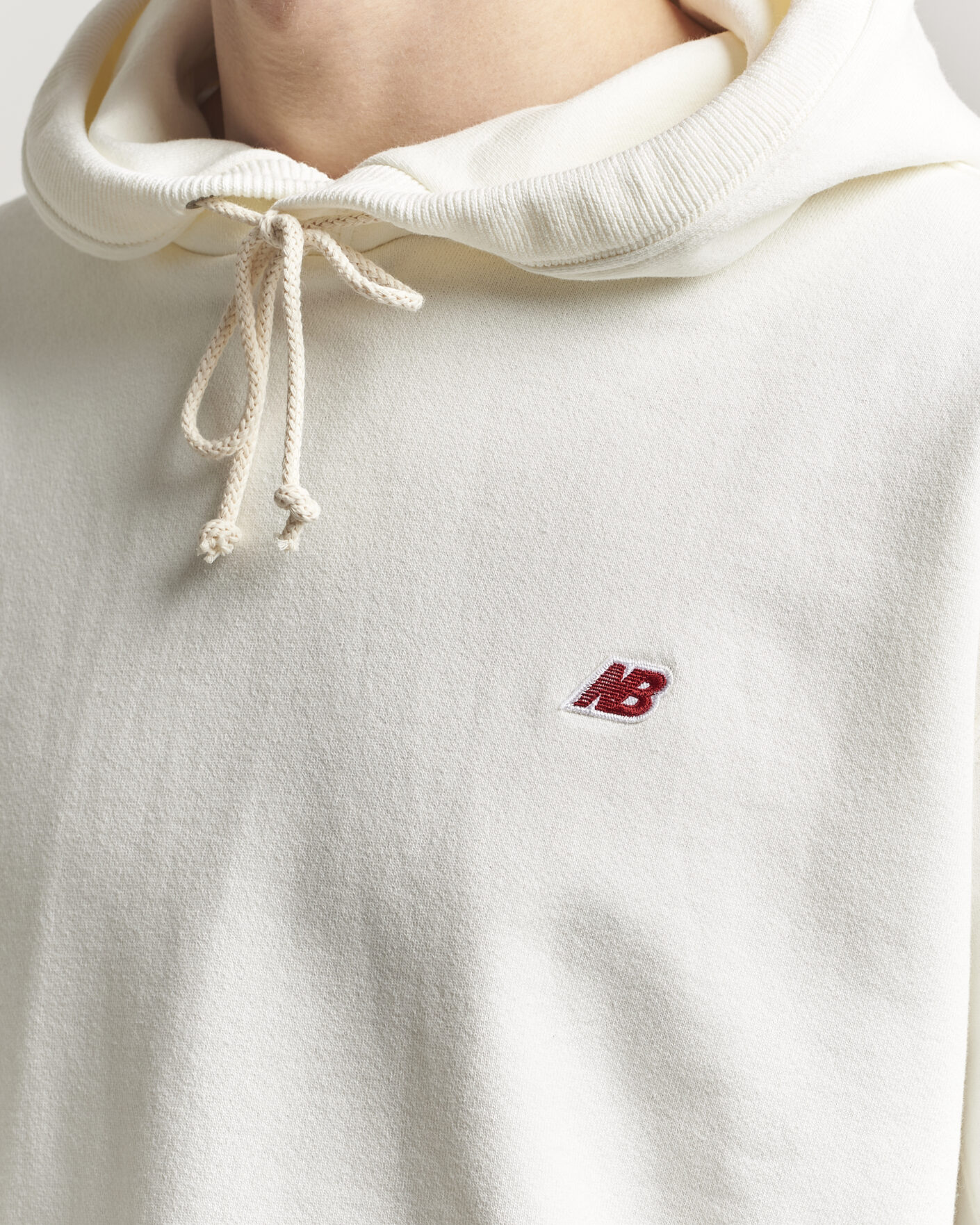 Men | Sweaters & Knitwear | New Balance | Made In USA Core Hoodie Sea Salt