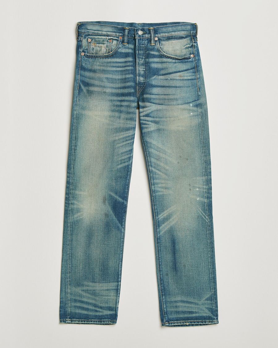 RRL Straight Fit 5-Pocket Denim Milner Wash at CareOfCarl.com