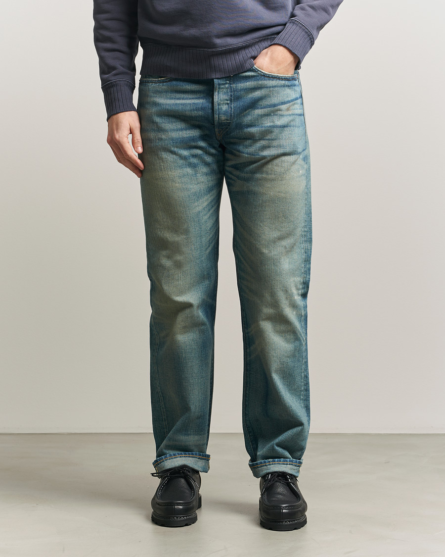 RRL Straight Fit 5-Pocket Denim Milner Wash at CareOfCarl.com