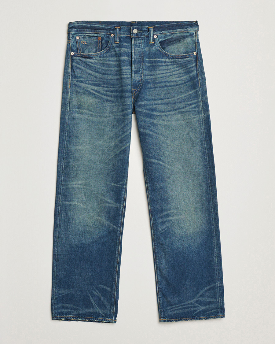 RRL Vintage Fit 5-Pocket Denim Grandfalls Wash at CareOfCarl.com