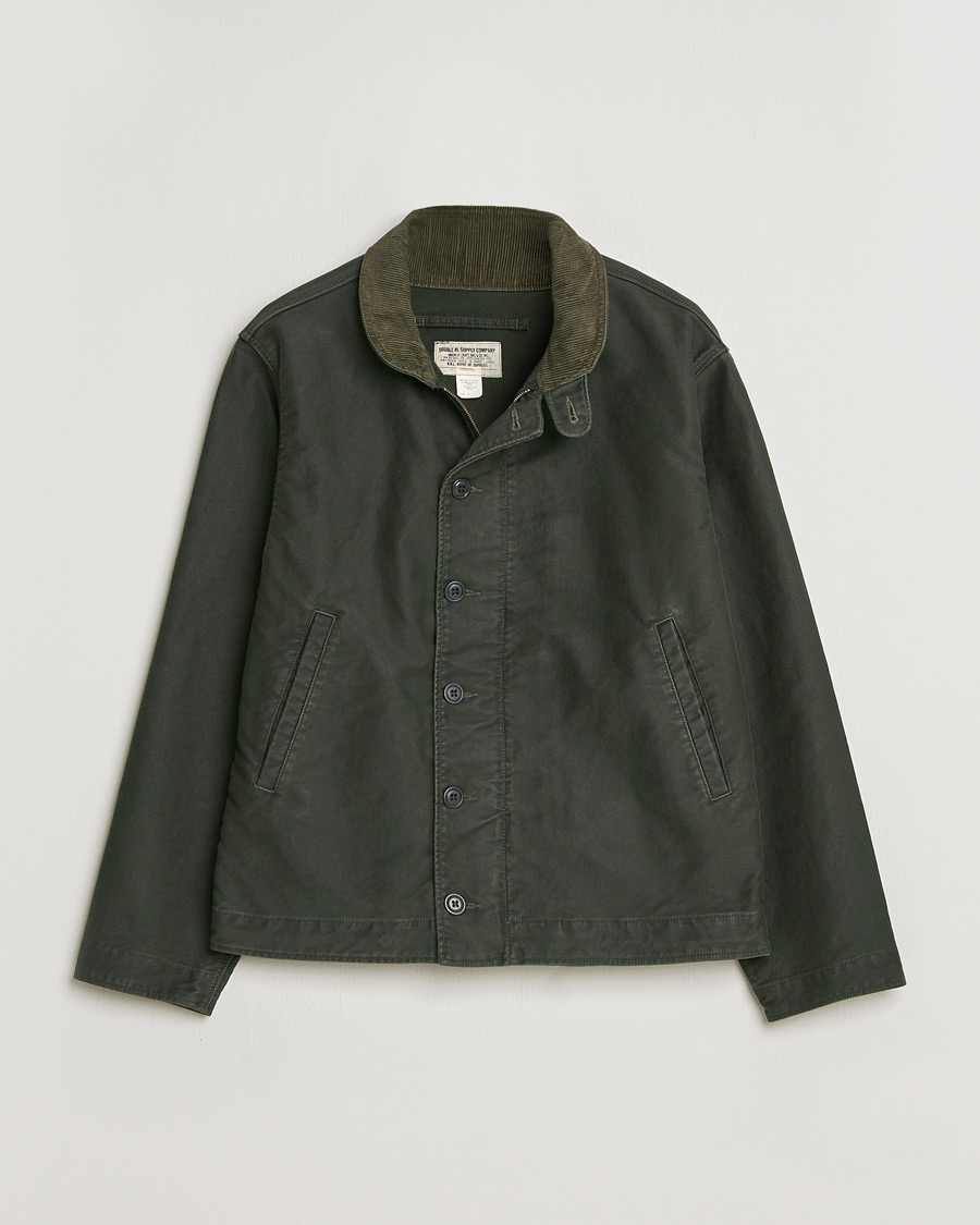 Men | Coats & Jackets | RRL | Bower Deck Jacket Vintage Black