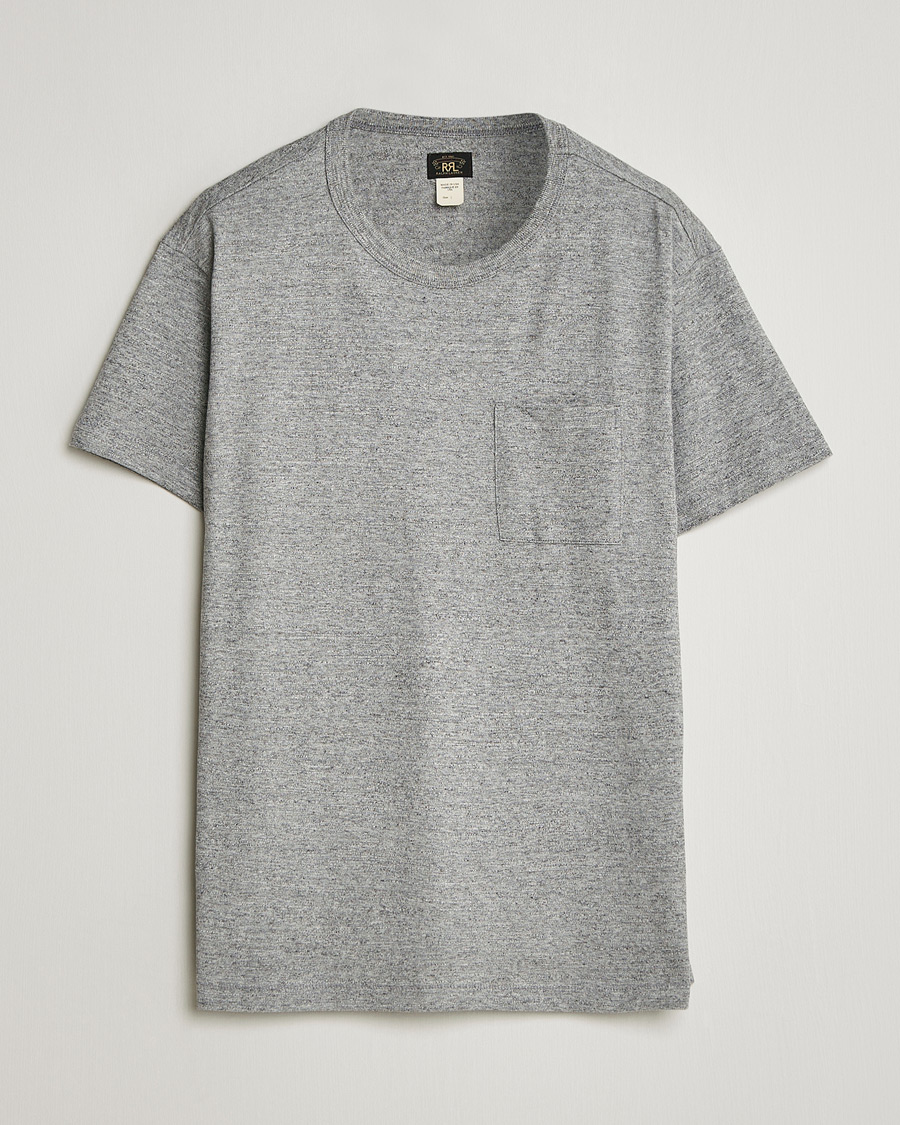 RRL 2-Pack Pocket Tee Heather Grey at CareOfCarl.com