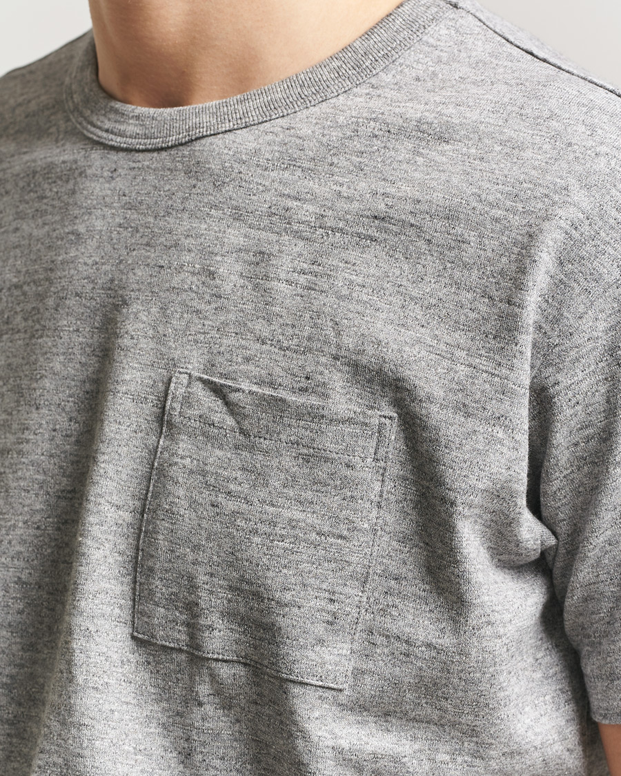 RRL 2-Pack Pocket Tee Heather Grey at CareOfCarl.com
