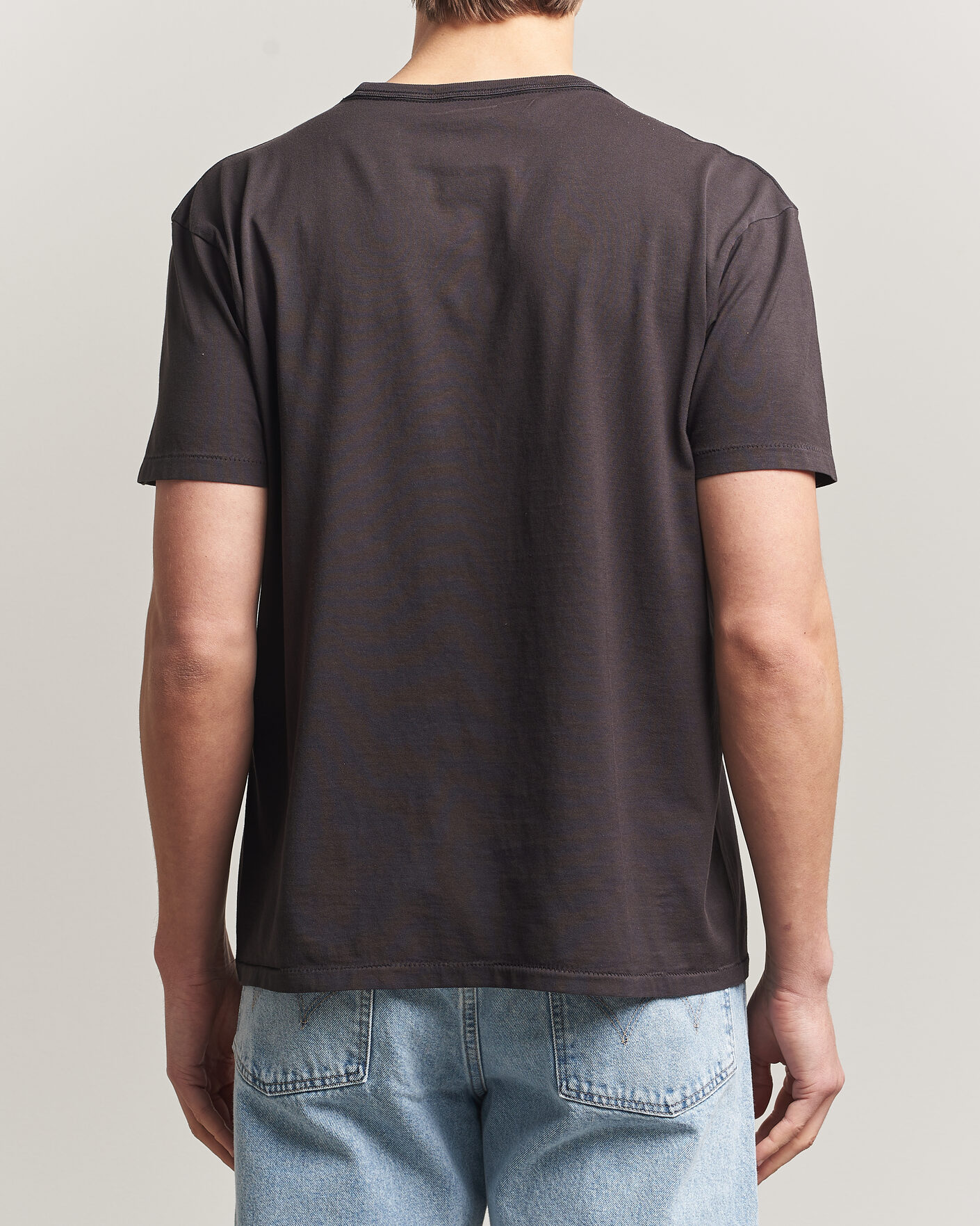 RRL Eagle Print Tee Faded Black at CareOfCarl.com