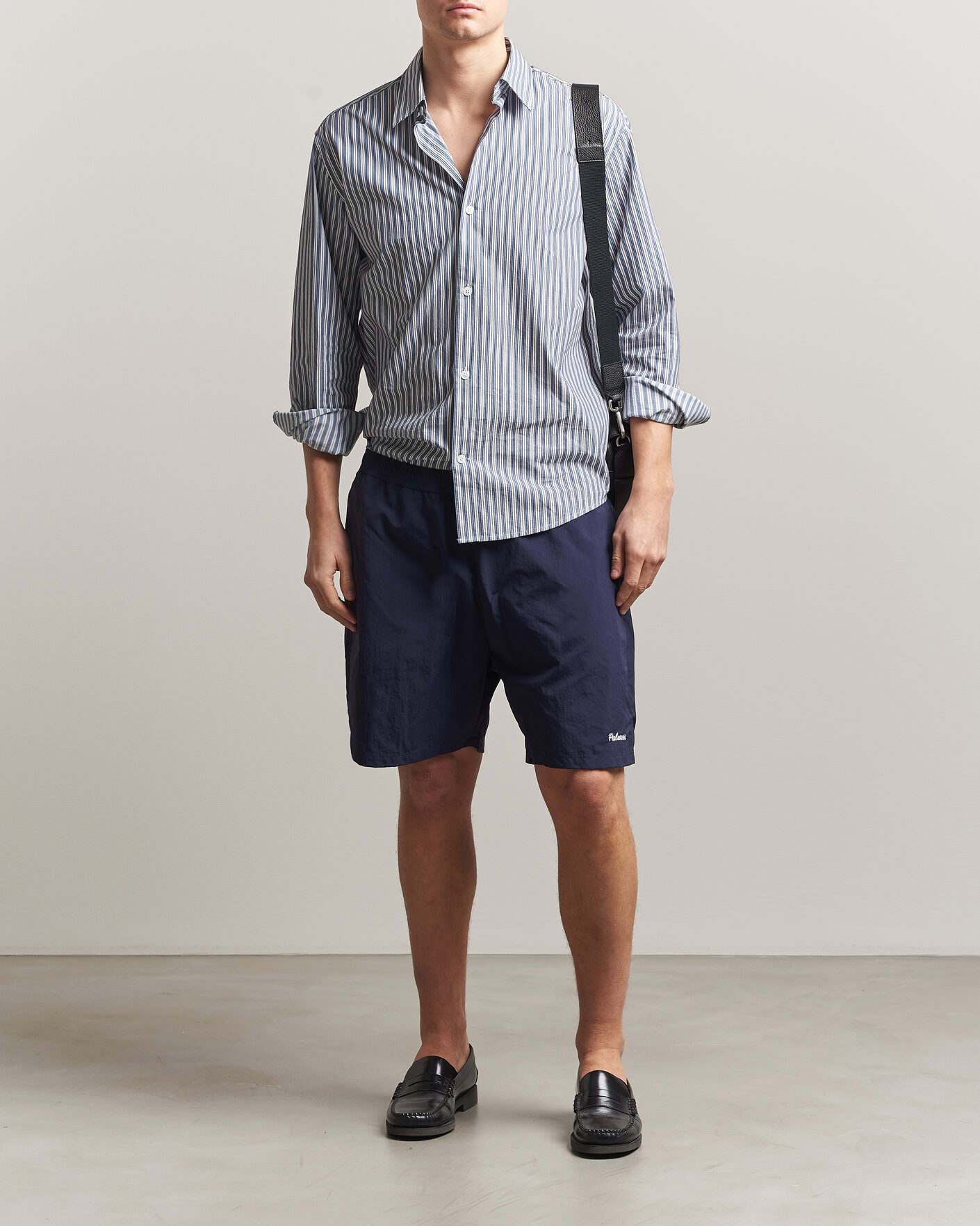 Men | Shorts | Palmes | Stitch Tennis Shorts Navy