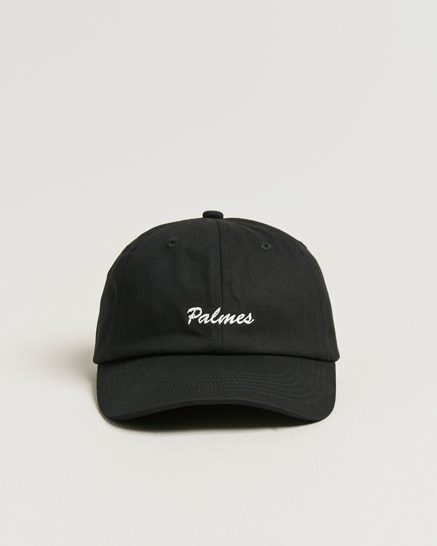 Men | Hats & Caps | Palmes | Stitch 6-Panel Cap Black