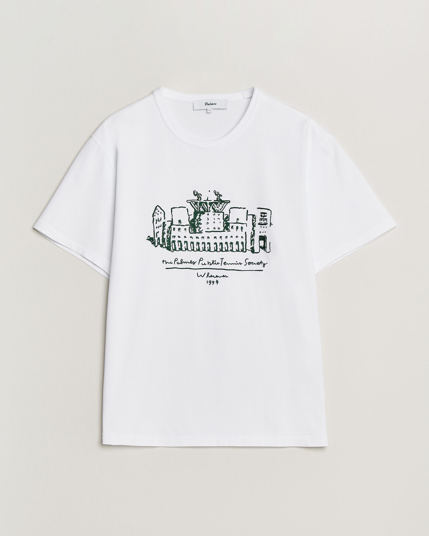 Men | T-Shirts | Palmes | Public T-Shirt White