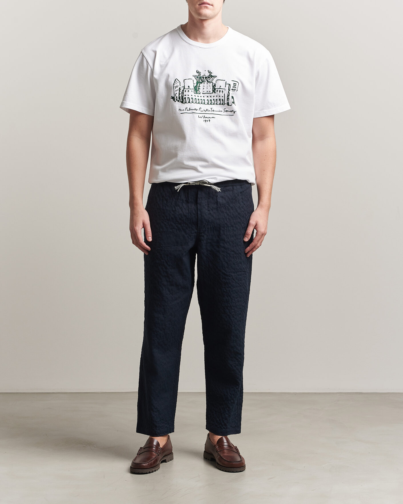 Men | T-Shirts | Palmes | Public T-Shirt White