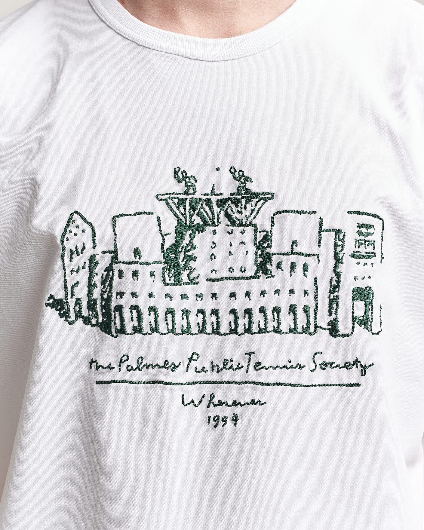 Men | T-Shirts | Palmes | Public T-Shirt White