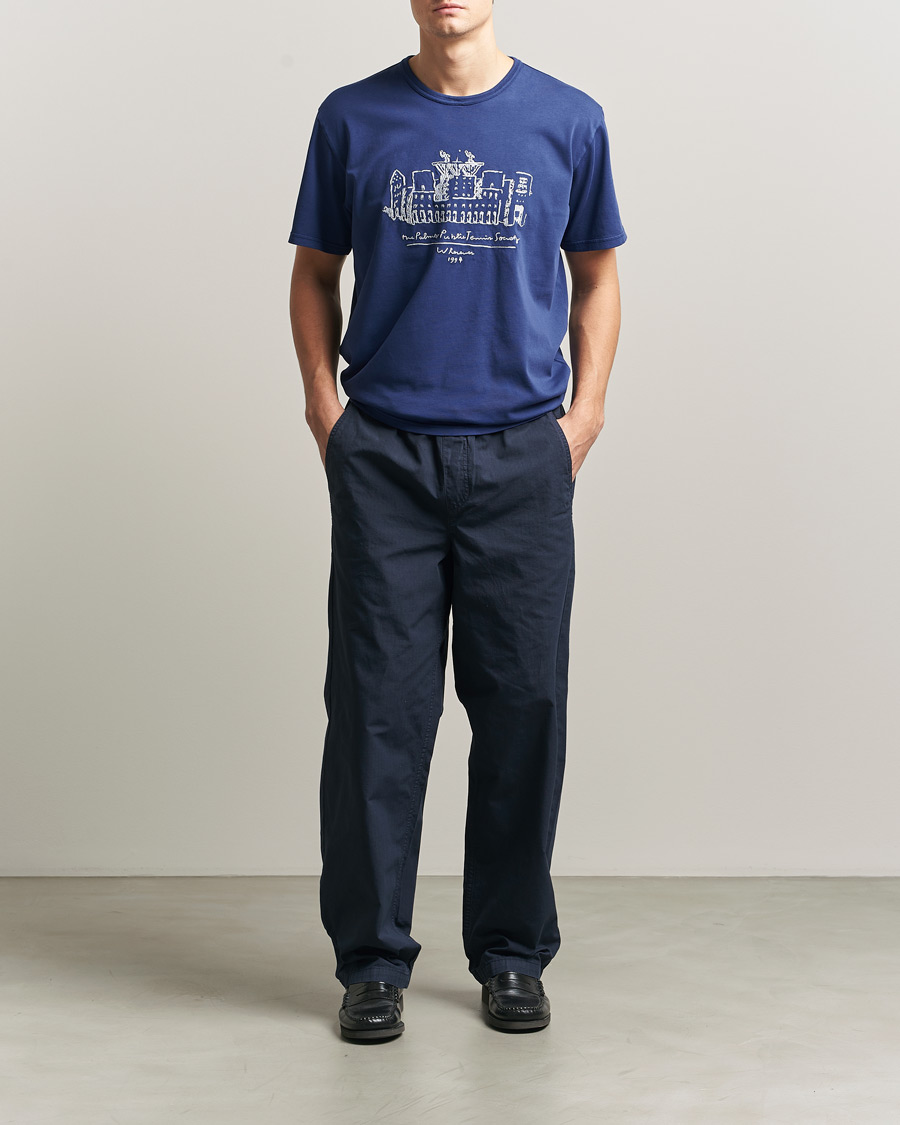 Men | T-Shirts | Palmes | Public T-Shirt Blue