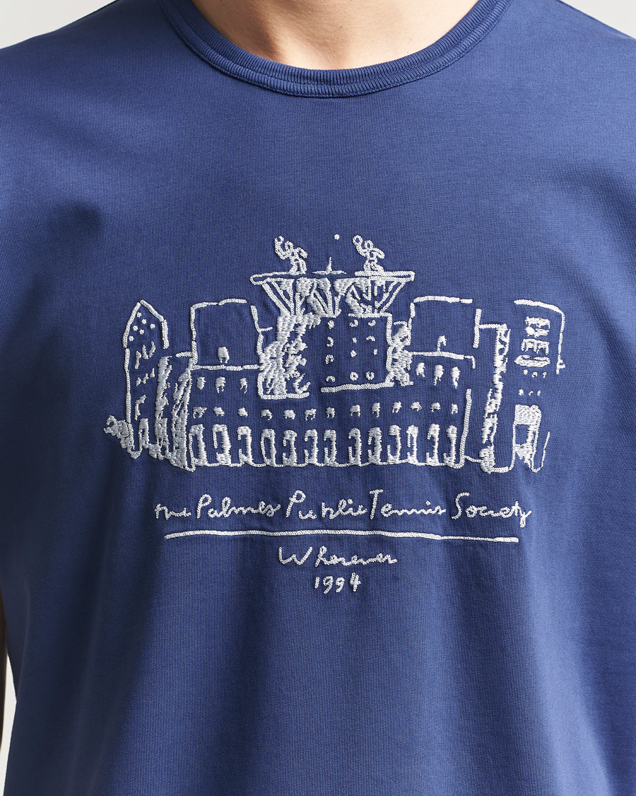 Men | T-Shirts | Palmes | Public T-Shirt Blue