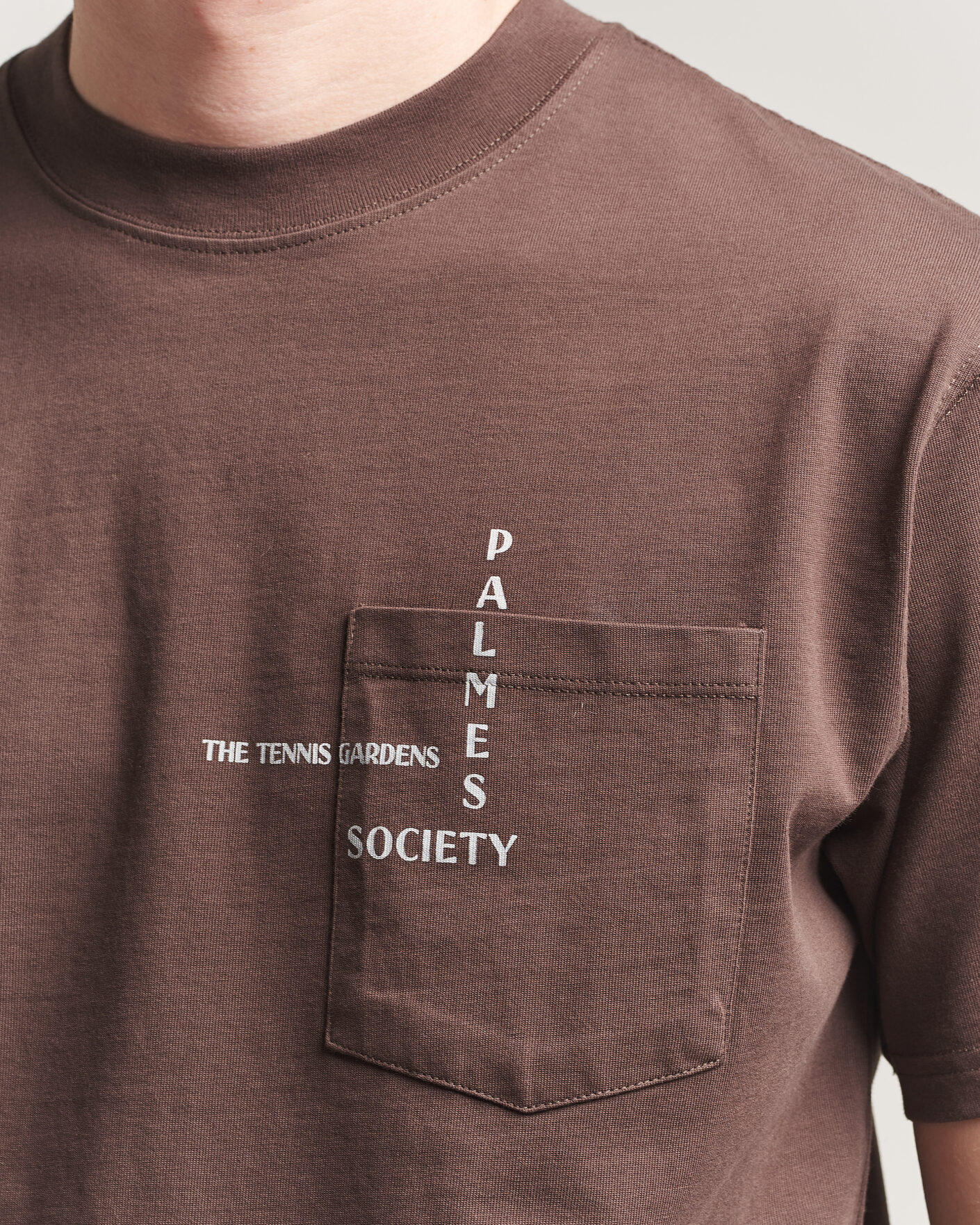 Men | T-Shirts | Palmes | Ramus Pocket T-Shirt Brown