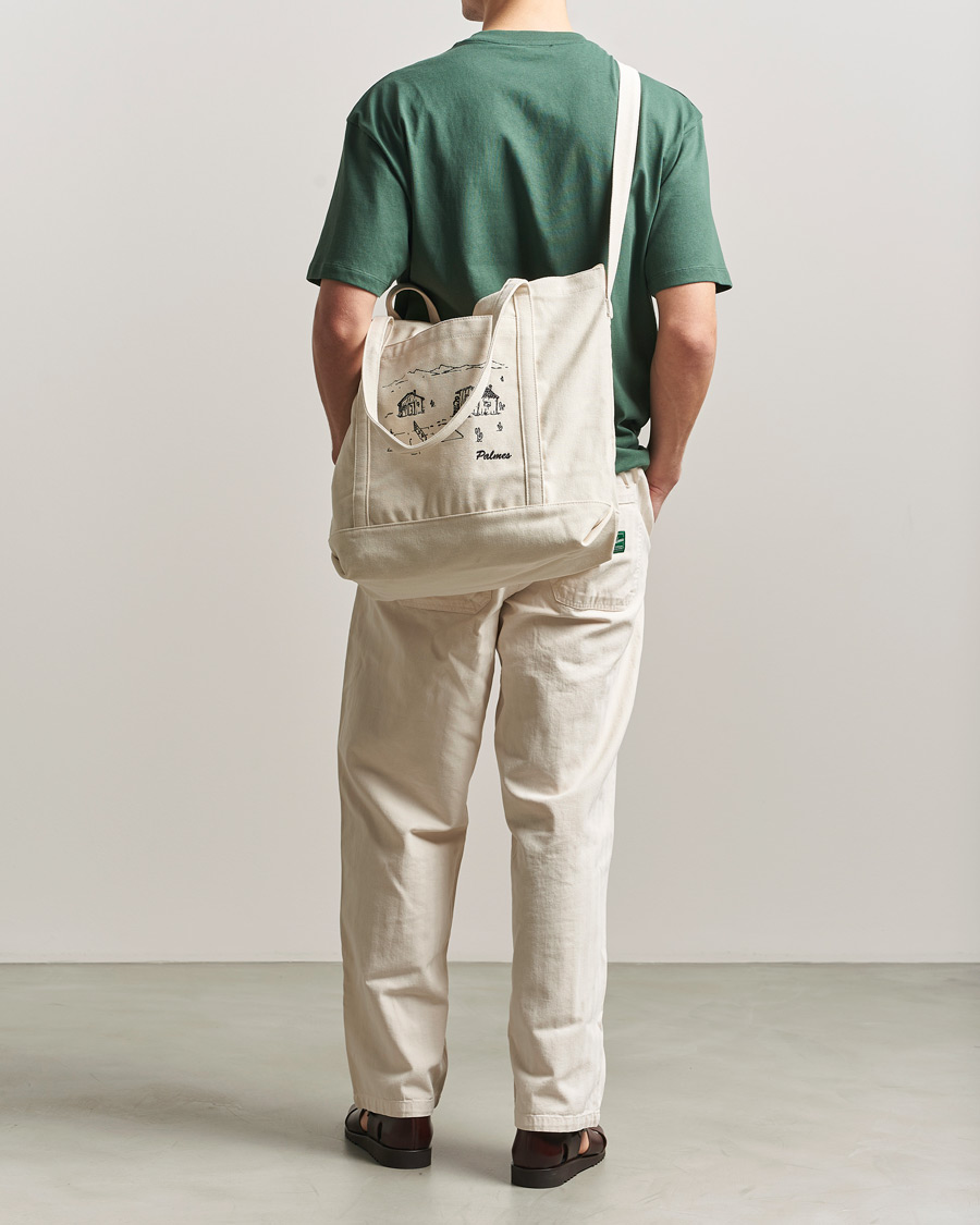 Men | Bags | Palmes | Sunshine Zip Tote Bag Off White