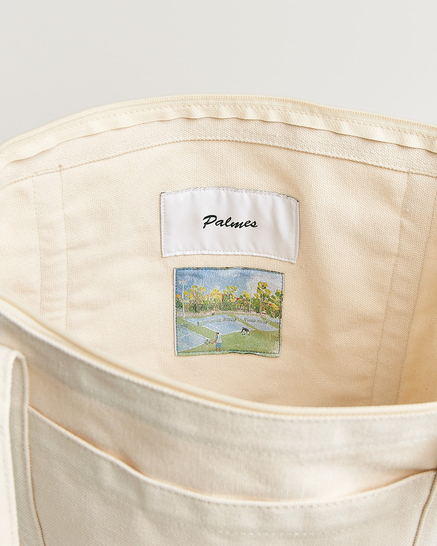 Men | Bags | Palmes | Sunshine Zip Tote Bag Off White