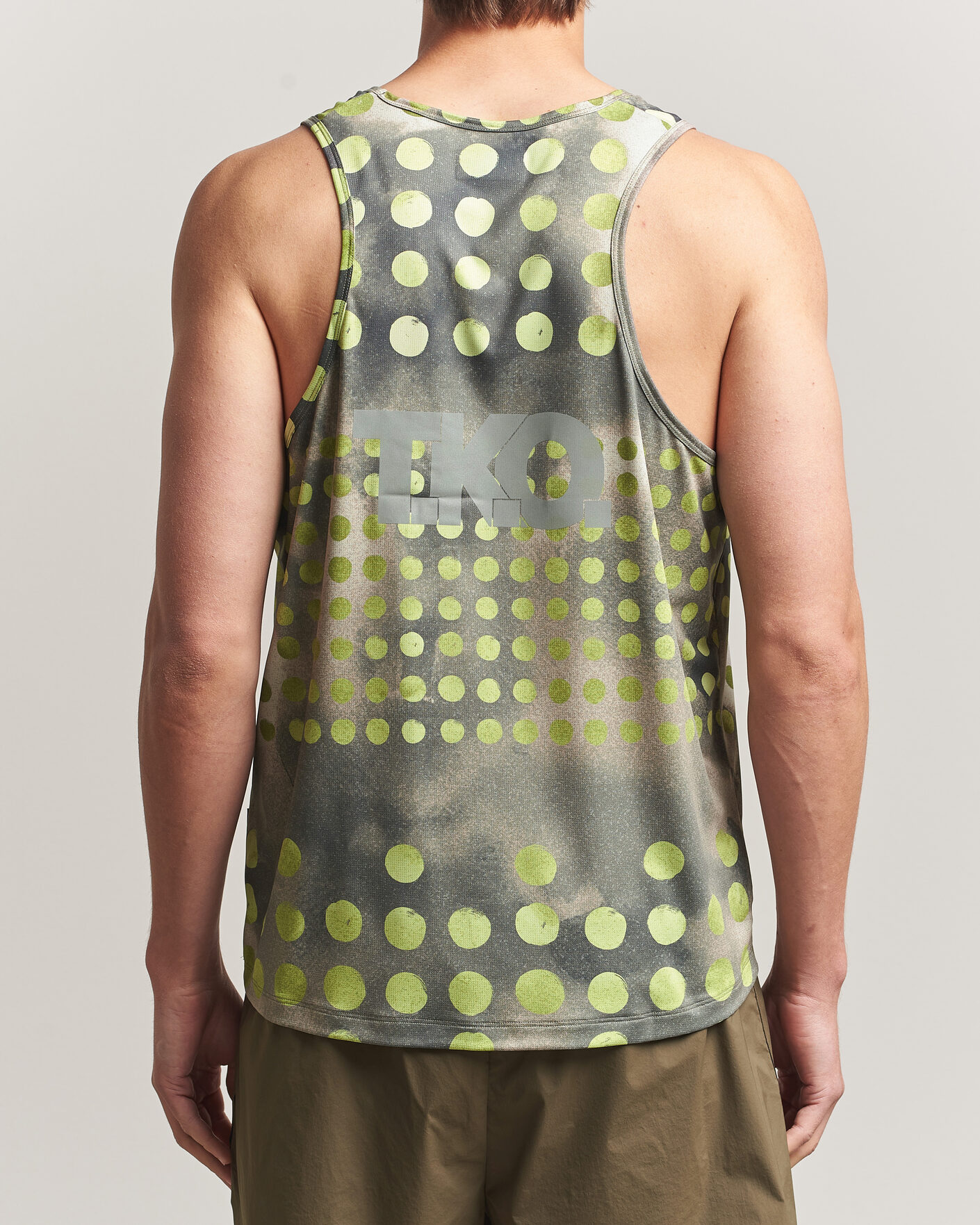 Men | T-Shirts | Pas Normal Studios | TKO Balance Singlet Moss Green