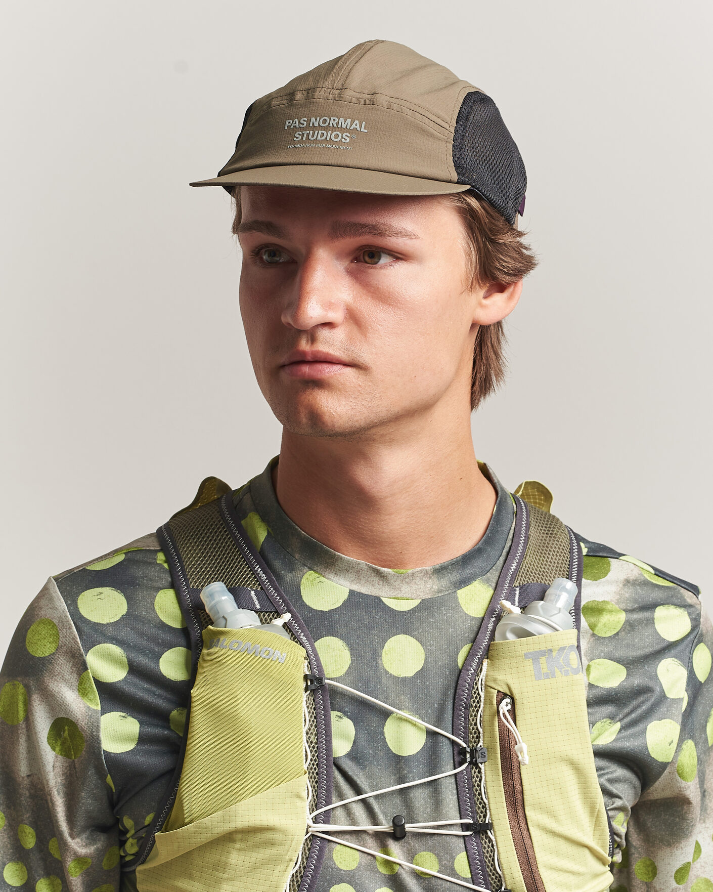 Men | Hats & Caps | Pas Normal Studios | TKO Balance Run Cap Dark Stone