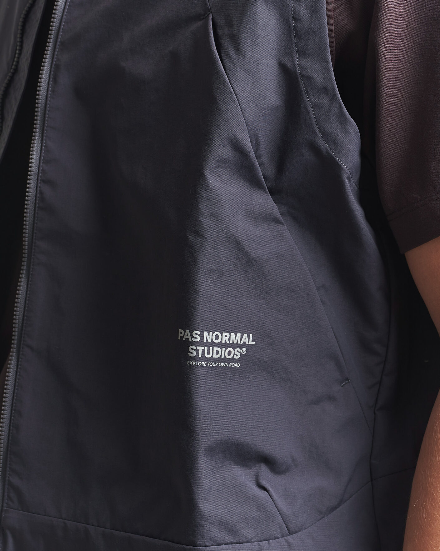 Men | Coats & Jackets | Pas Normal Studios | Off Race Utility Vest Steel
