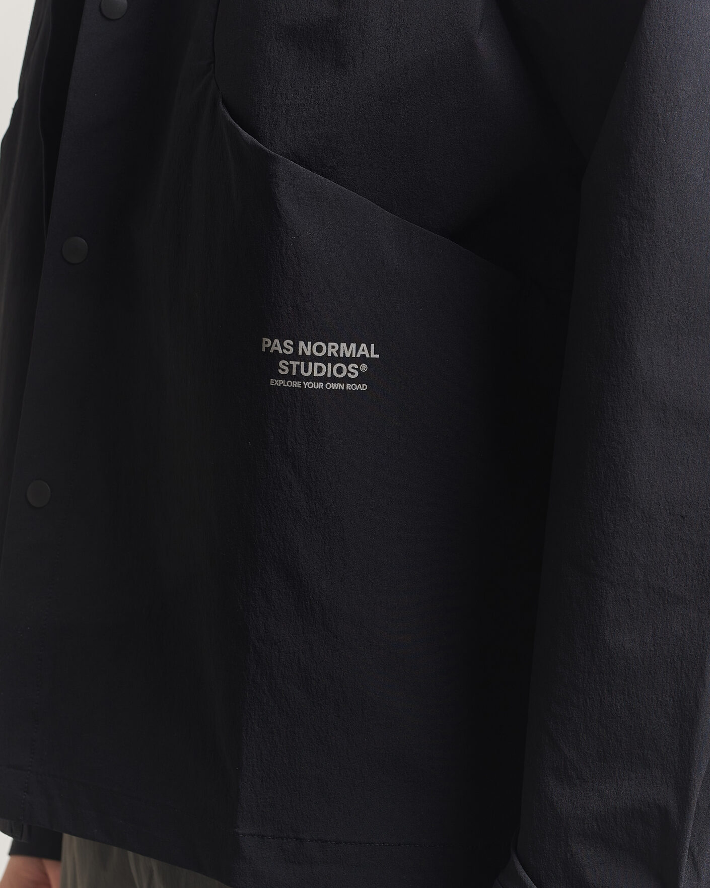 Men | Shirts | Pas Normal Studios | Off Race Tech Overshirt Black