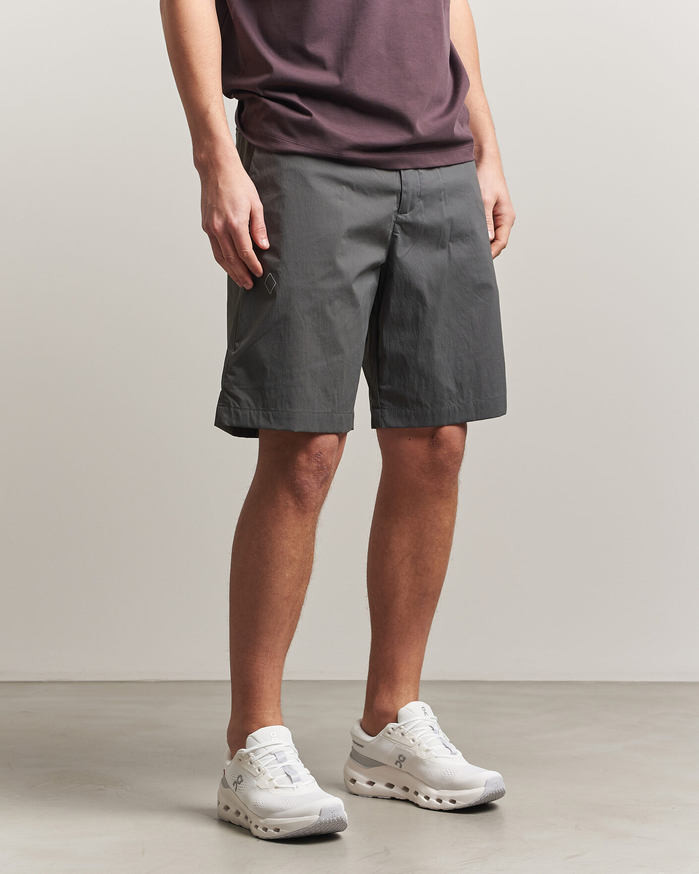 Pas Normal Studios Off Race Light Tech Shorts Dark Grey at