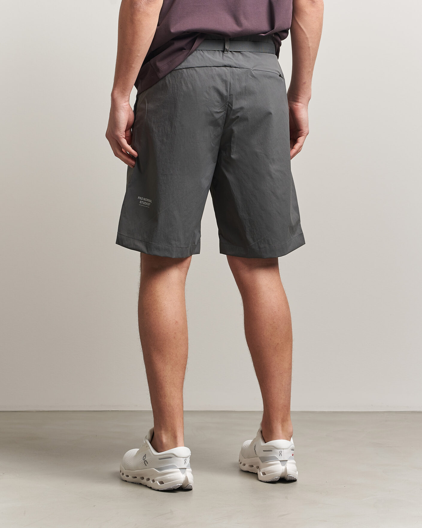 Pas Normal Studios Off Race Light Tech Shorts Dark Grey at