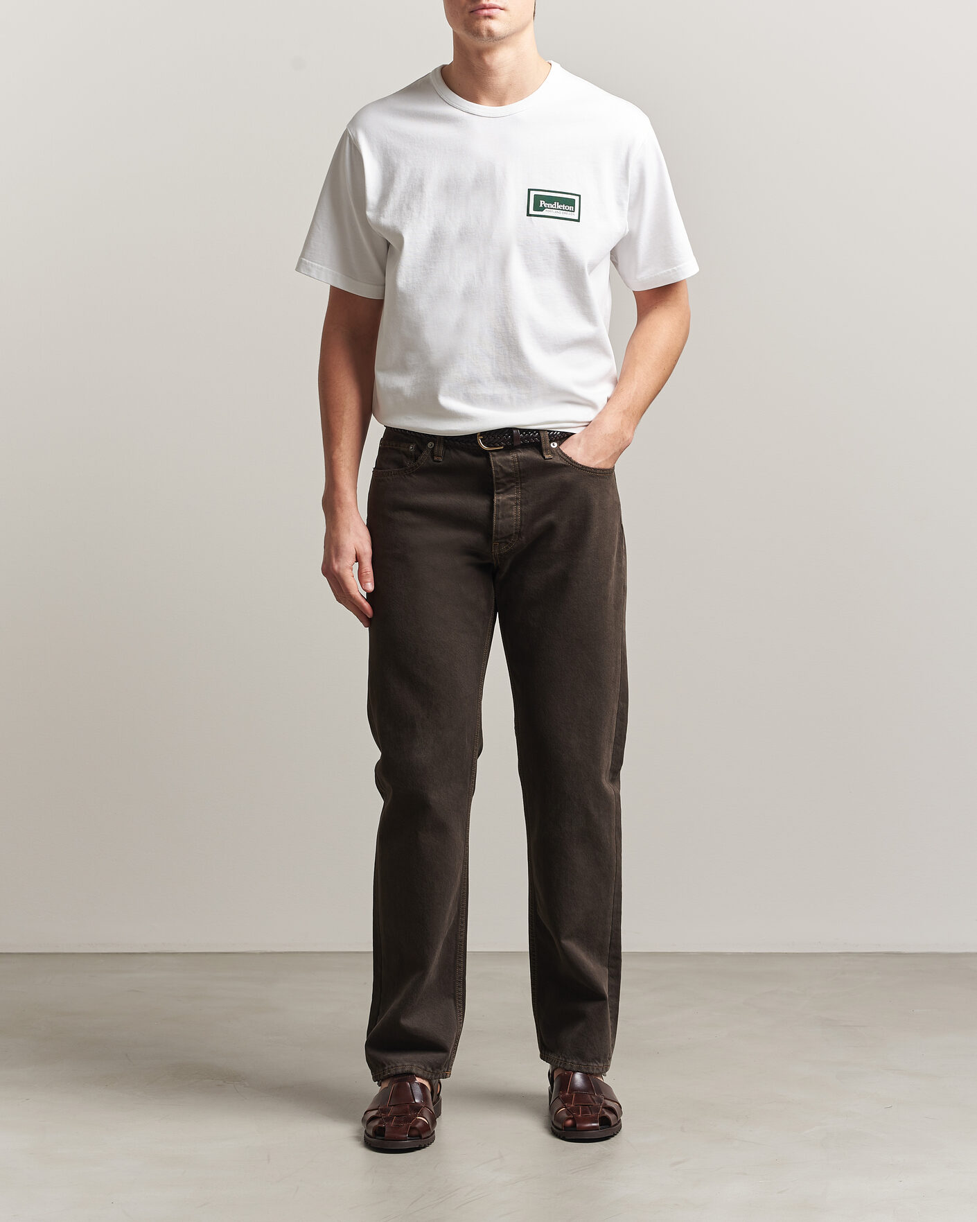 Men | T-Shirts | Pendleton | Patch Graphic Tee White