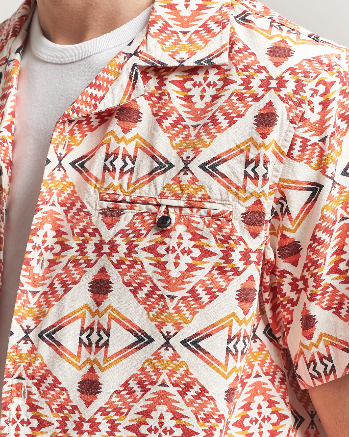 Men | Shirts | Pendleton | Camp Shirt Thunder Earthquake/Cream