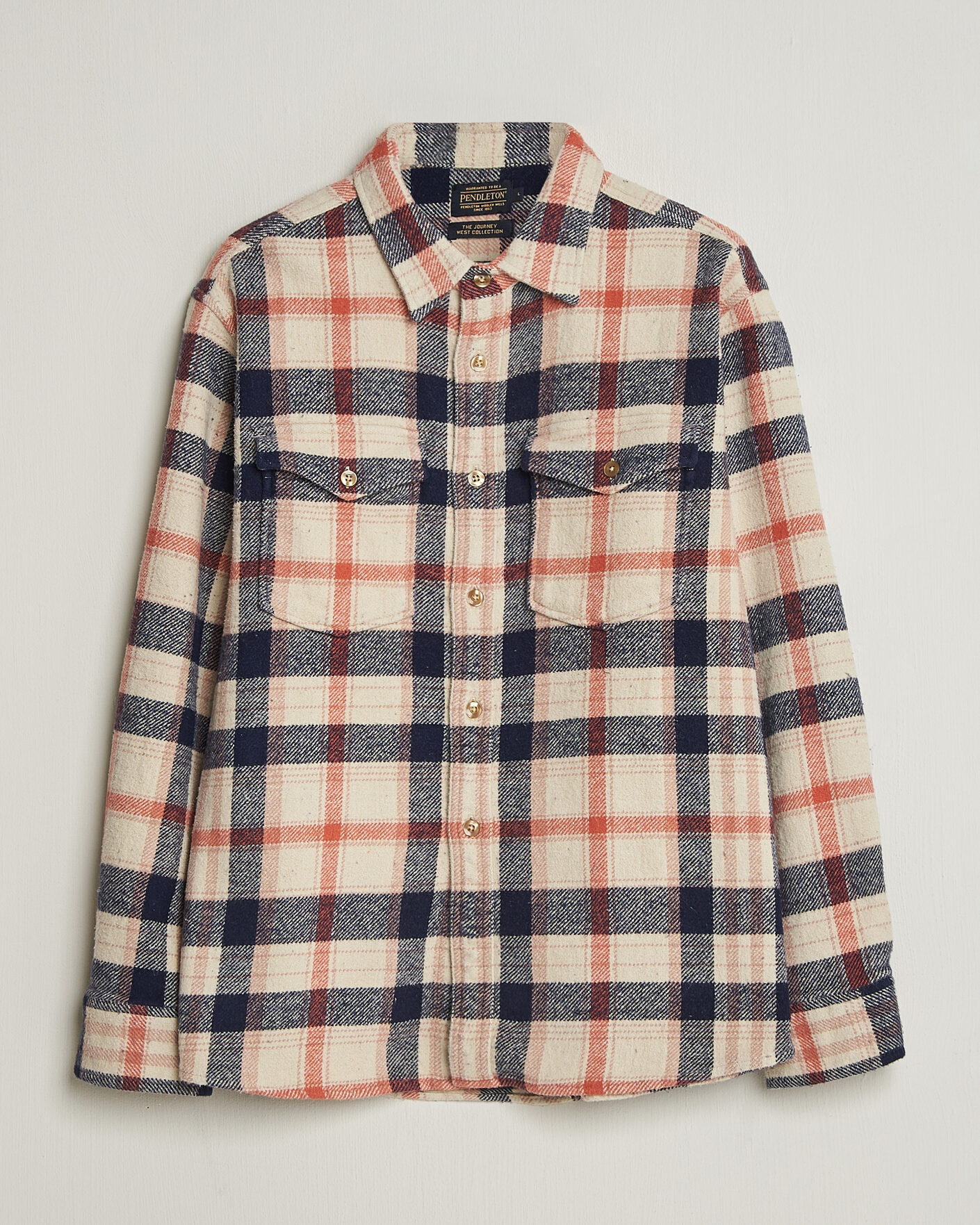 Pendleton Big Pocket Shirt Silver Lining at CareOfCarl.com