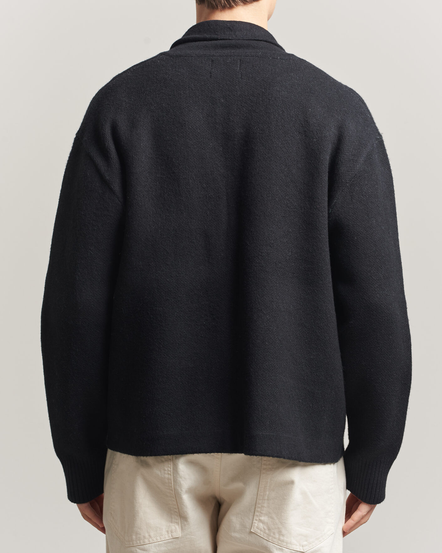 Pendleton Jacquard Motif Zip Cardigan Midnight at CareOfCarl.com