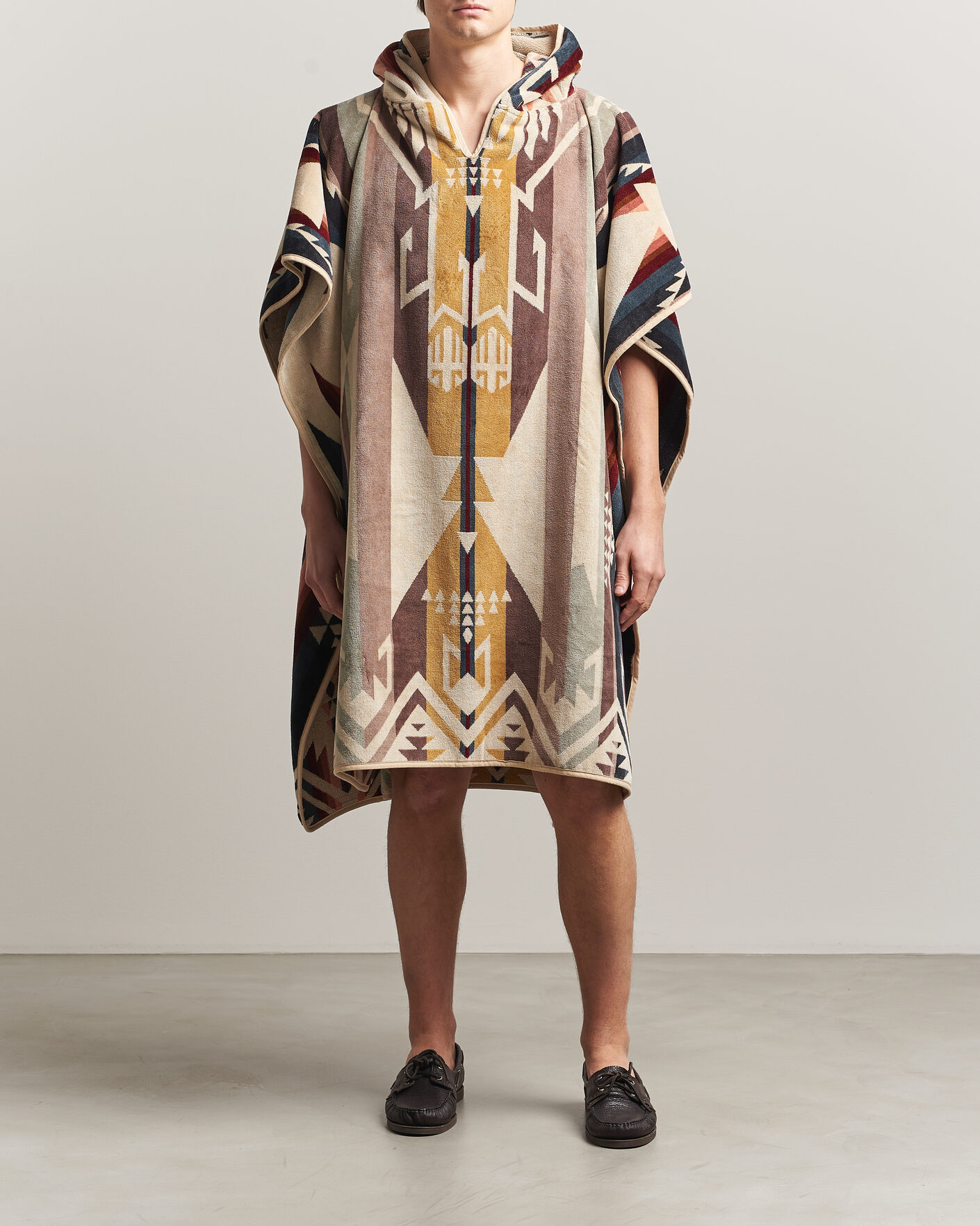 Men | Pendleton Jacquard Hooded Towel White Sands Tan | Pendleton | Jacquard Hooded Towel White Sands Tan