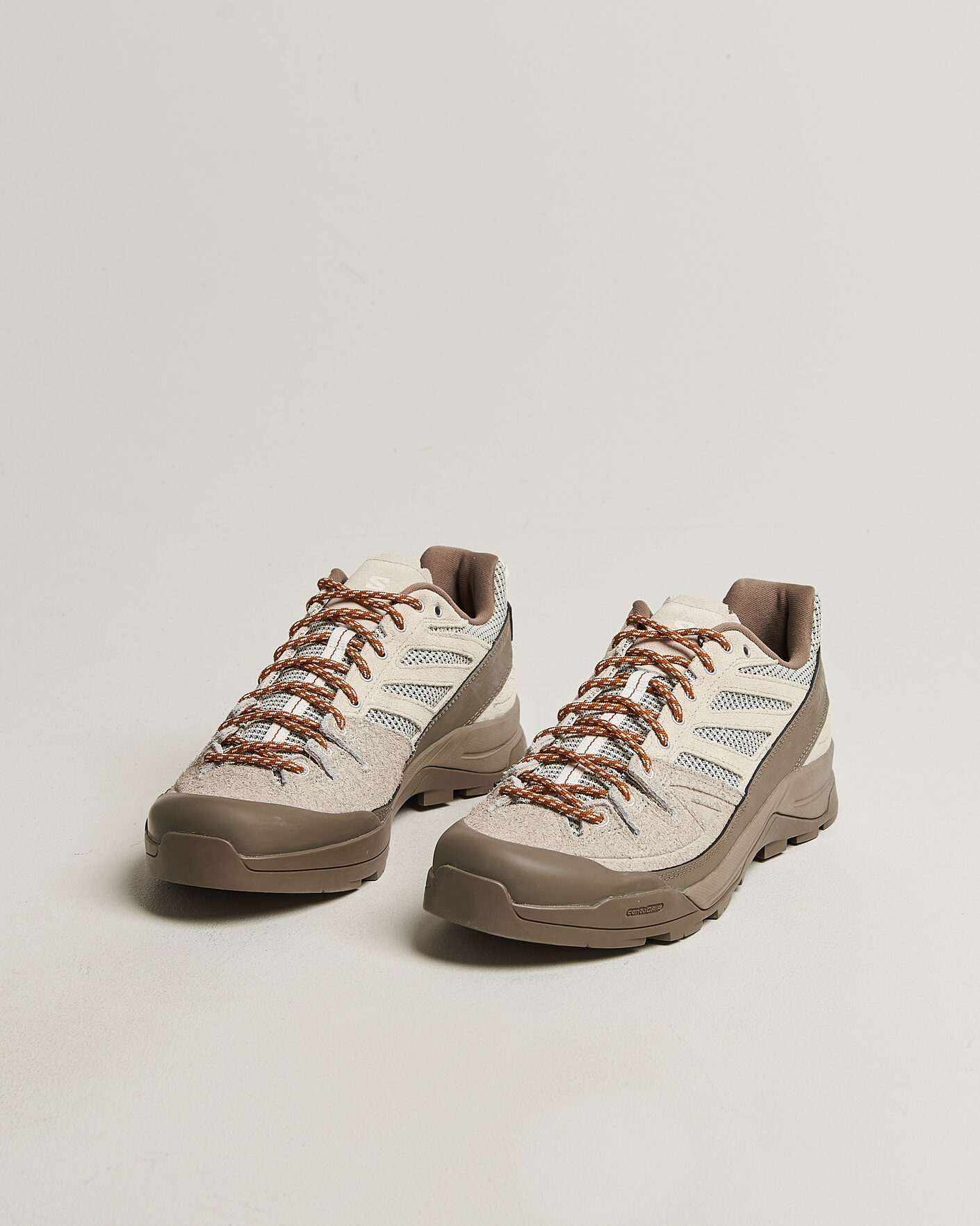 Men | Trail Sneakers | Salomon | X-ALP Woven Sneakers Walnut/Silver Cloud