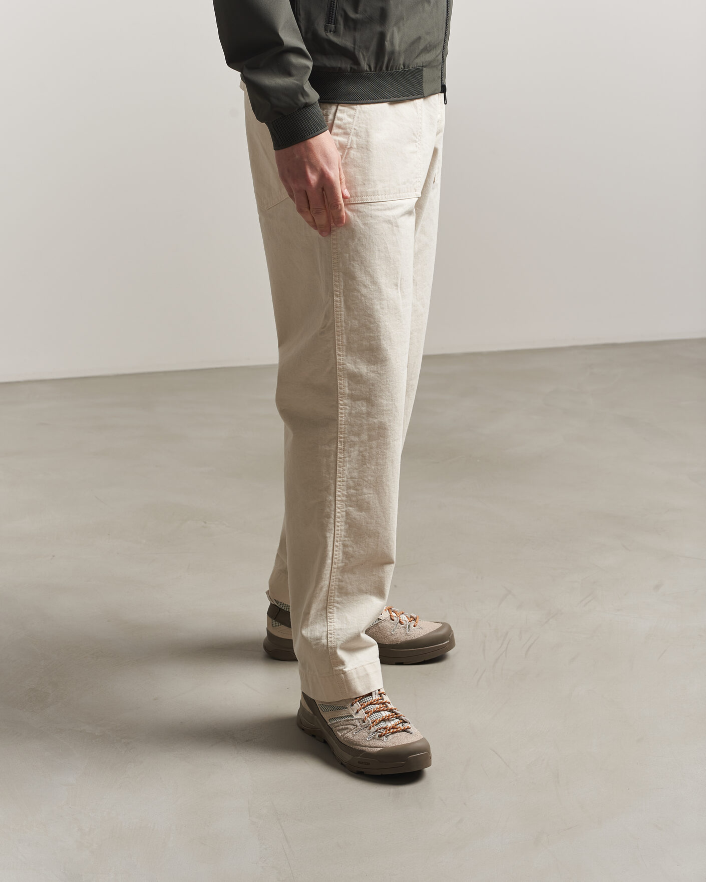 Men | Trail Sneakers | Salomon | X-ALP Woven Sneakers Walnut/Silver Cloud