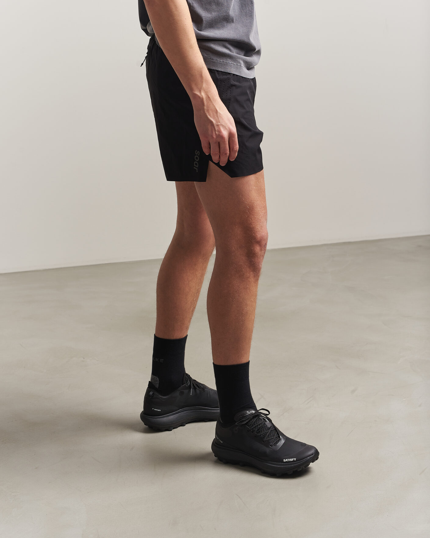 Men | Running shoes | Satisfy | The Rocker Trail Shoes Jet Black