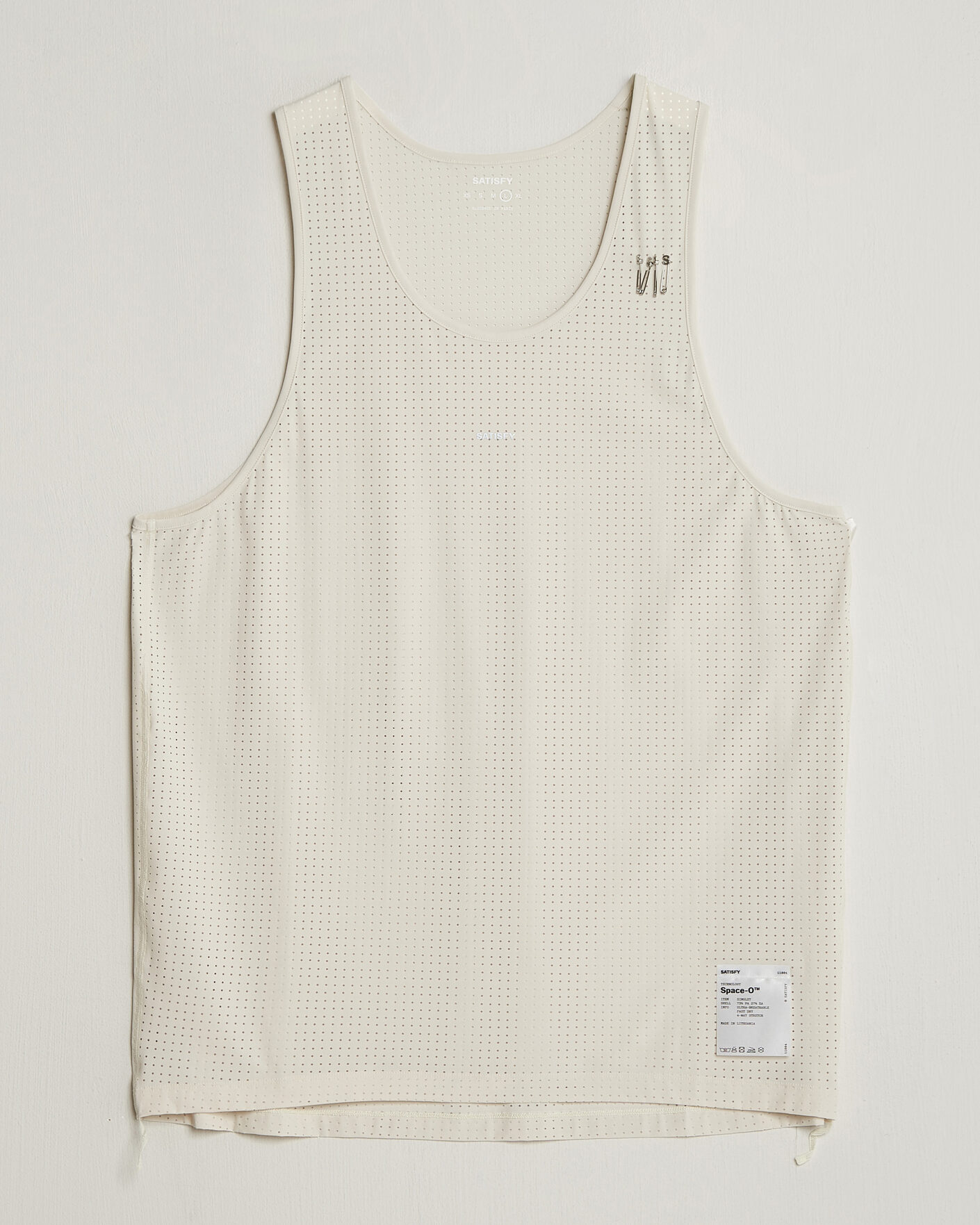 Men | T-Shirts | Satisfy | Space-O Singlet Chalk