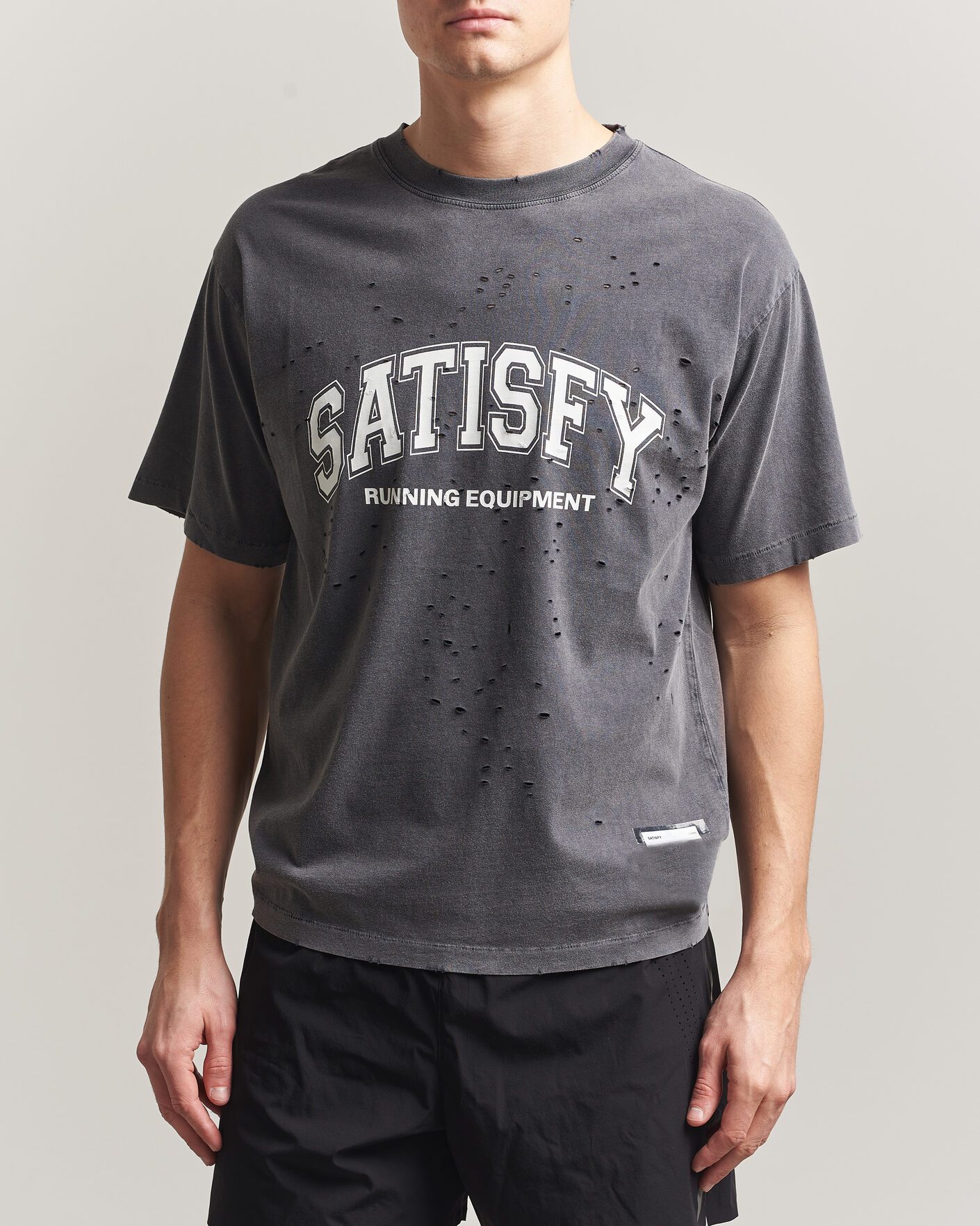 Men | T-Shirts | Satisfy | MothTech T-Shirt Aged Black