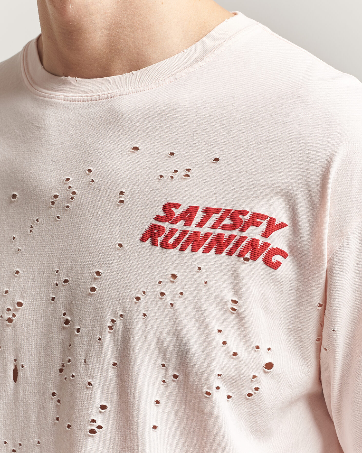 Men | T-Shirts | Satisfy | MothTech T-Shirt Sun Bleached Rosewater